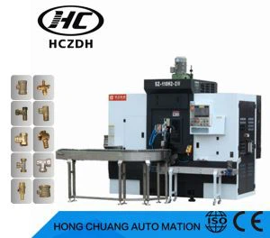 Machine de transfert hydraulique de machine de valve en laiton